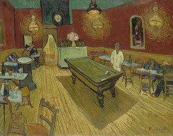 Reprodução do quadro The Night Cafe, 1888