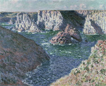 Reprodução do quadro The Rocks of Belle Ile, 1886