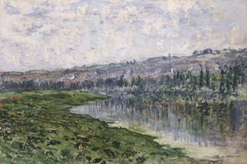 Taidejäljennös The Seine and the Hills of Chantemsle; La Seine et les Coteaux de Chantemsle
