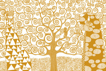 Ilustração The Tree of Life yellow