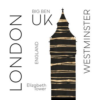 Illustration Urban Art LONDON Big Ben