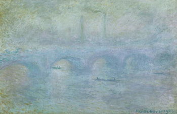 Fine Art Print Waterloo Bridge, Effect of Fog, 1903