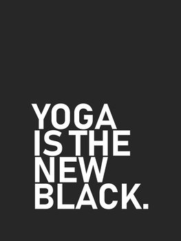 Ilustração yoga is the new black