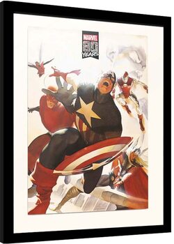 Kehystetty juliste Marvel - 80 years Anniversary