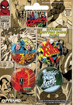Σετ κονκάρδες MARVEL COMICS 1