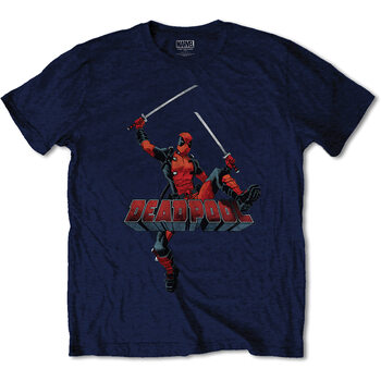 T-paita Marvel - Deadpool Logo Jump