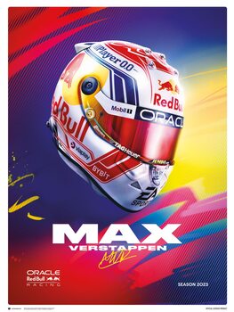 Художествен печат Max Verstappen - Helmet 2023