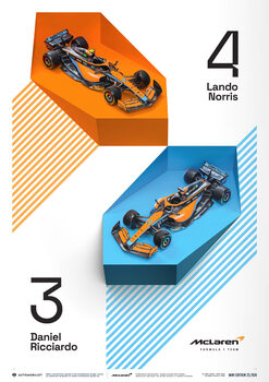 Художествен печат Mclaren Formula 1 Team - Season - 2022