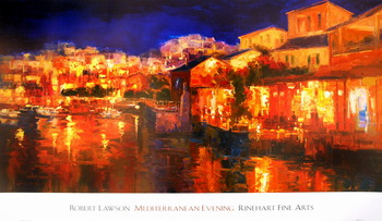 Art Print Mediterranean Evening