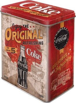 Caixa de lata Original Coke