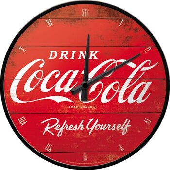 Clock Coca-Cola - Red Logo