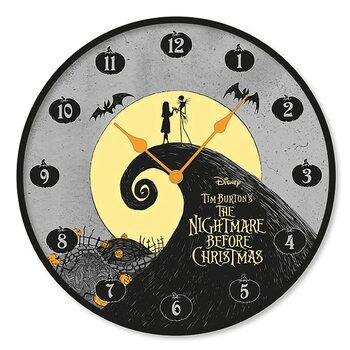 Clock The Nightmare Before CHristmas - Jakc & Sally