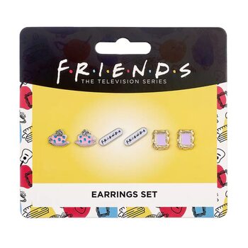 Earrings Friends - Frame Coffee Cup Logo