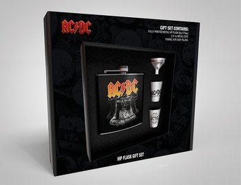 Hip Flask: Gift Set AC/DC - Hells Bells