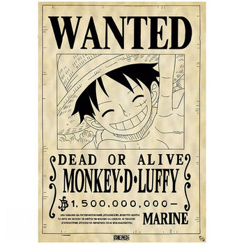 One Piece - Wanted Luffy