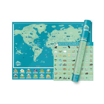 Scratch Map Wild World Edition