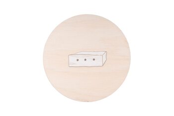 Wooden wall decoration The Little Prince - Box with a Lamb