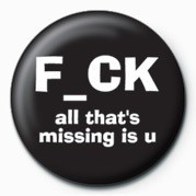 Merkki FUCK - ALL THAT'S MISSING