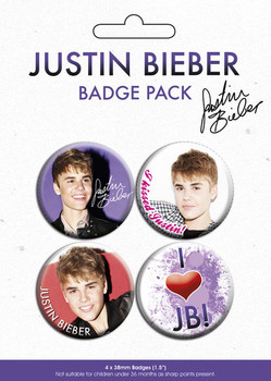 Merkkisetti JUSTIN BIEBER - pack 3
