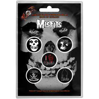 Merkkisetti Misfits – Skull Button