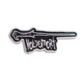 Merkki Pin Badge Enamel - Harry Potter - Voldemort Wand