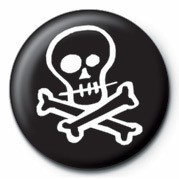Merkki Skull & Crossbones (B&W)