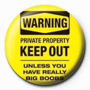 Merkki WARNING SIGN - BOOBS