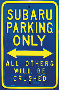 Metal sign