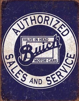 Metal sign Buick - Valve in Head