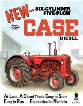 Metal sign CASE - 500 diesel