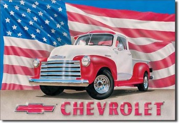 Metal sign CHEVY 51 - pick up