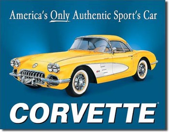 Metal sign CHEVY 58 - vette
