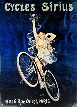 Metal sign CYCLES SIRIUS