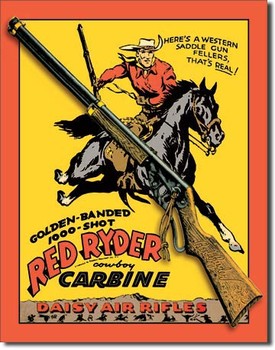 Metal sign DAISY RED RYDER CARBINE