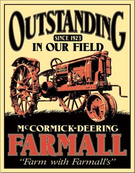 Metal sign Farmall - Outstanding