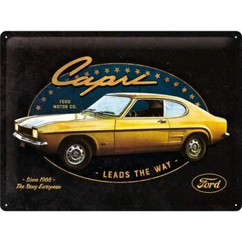 Metal sign Ford - Capri Leads the Way