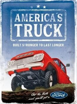 Metal sign Ford - F100 - America's Truck