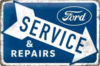 Metal sign Ford - Service & Repairs