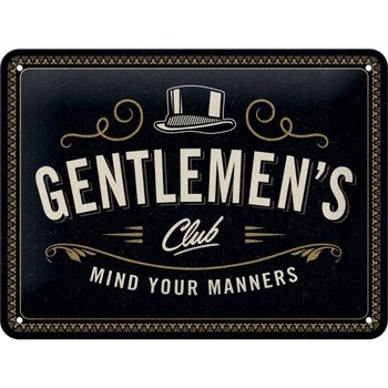Metal sign Getlemen‘s Club