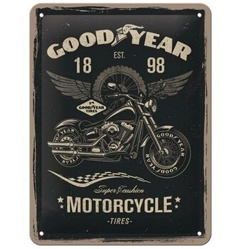 Metal sign Good Year - Motorcycle