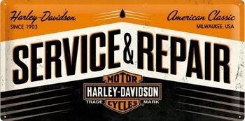Metal sign Harley-Davidson - Service & Repair