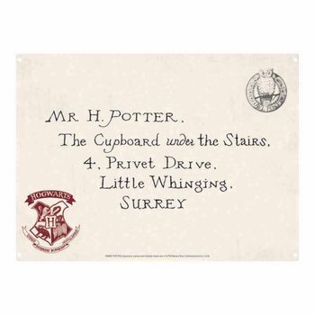 Metal sign Harry Potter - Letters
