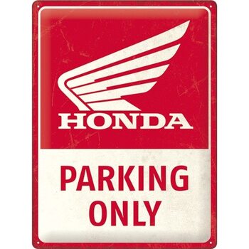 Метална табела Honda Parking Only