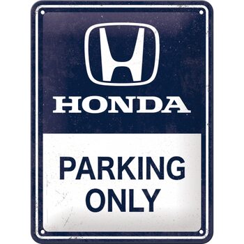 Metal sign Honda - Parking Only