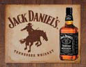 Metal sign JACK DANIEL'S  BRONCO