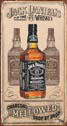 Metal sign JACK DANIEL'S  CHARCOAL