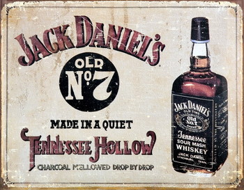 Metal sign JACK DANIEL'S  TENNESSEE