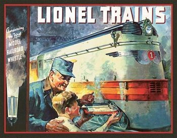 Metal sign Lionel 1935 Cover