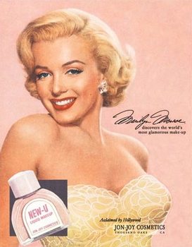 Metal sign Marilyn Monroe New-U