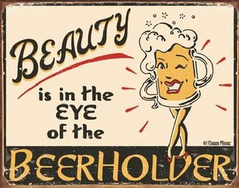 Metal sign MOORE - Eye of the Beerholder